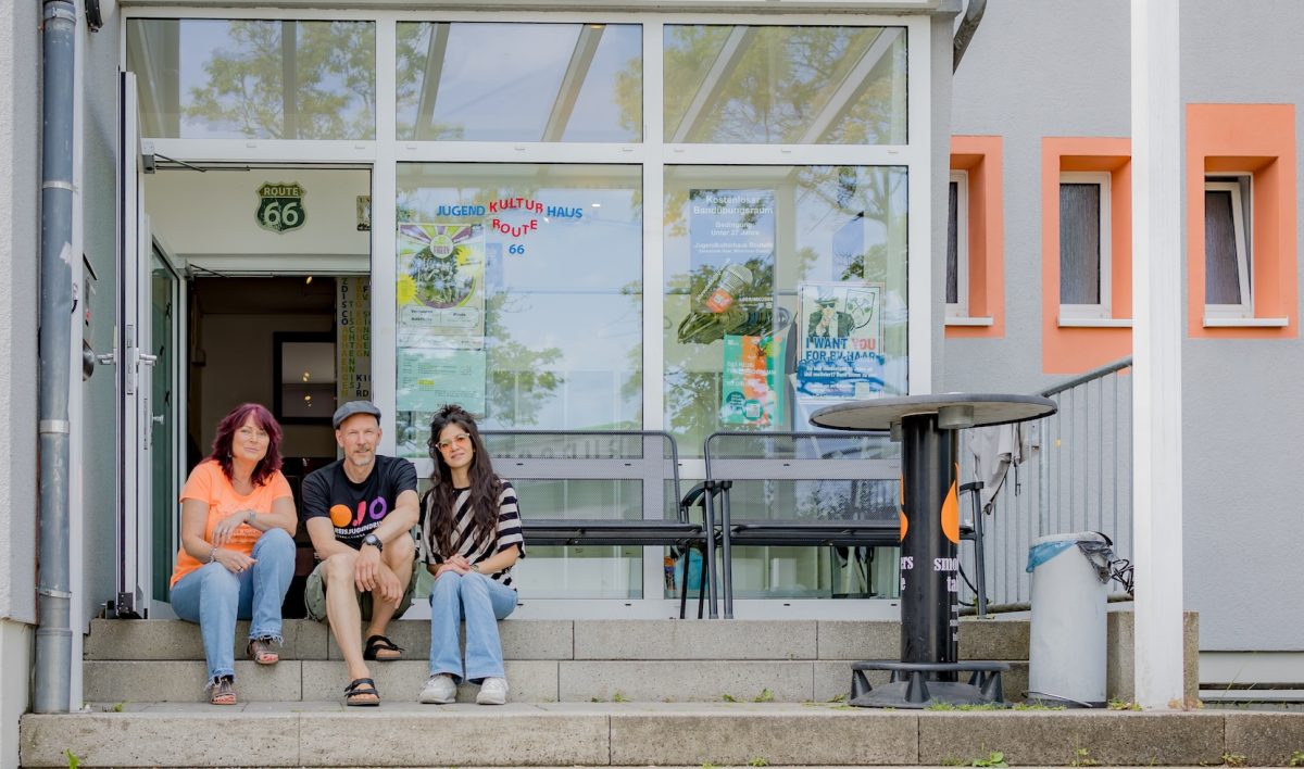 Jugendliche treffen sich im Jugendkulturhaus Route 66 in Haar zu Musik, Projekten und gemeinschaftlichen Aktivitäten